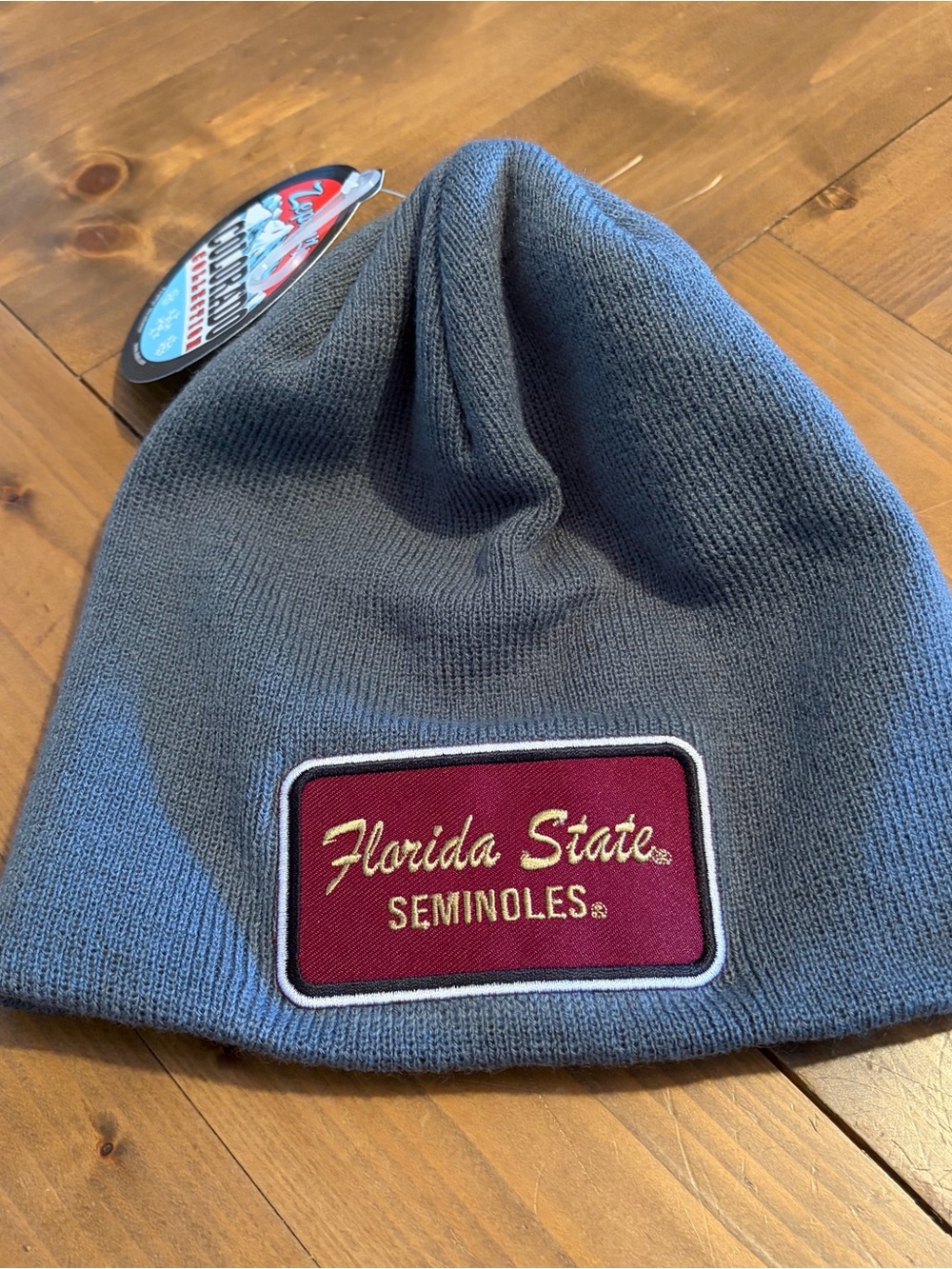 Zephyr FSU Florida State Seminoles Knit Beanie - Gray Men’s NWT
